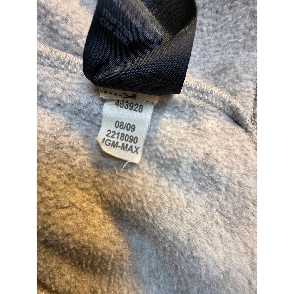 Tommy Hilfiger Light Gray Full Zip Fleece Jacket Women's Medium - Picture 10 of 11